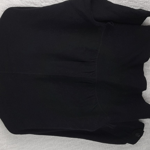 Elie Tahari 100% Cashmere Knit Cardigan Small Black A0072 - Picture 5 of 6